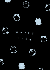 แมวน้อย. black aqua.