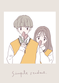 シンプル_学生カップル
