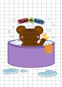 bear bear (take a bath)