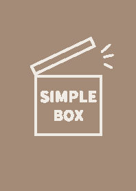 SIMPLE BOX --MOCHA--