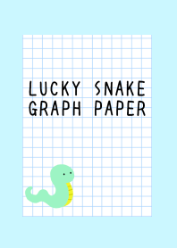 LUCKY SNAKE GRAPH PAPERj-LIGHT BLUE