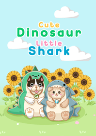 ไดโนเสาร์สุดน่ารักกับเจ้าฉลามตัวน้อย