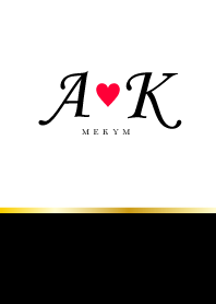 LOVE-INITIAL A&K イニシャル 4
