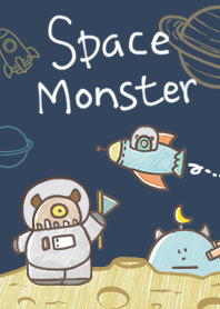 Space Monster-hand drawn
