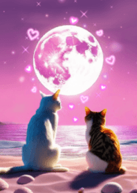 LOVE LOVE pink moon