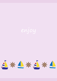 Yacht Trip2 on light purple