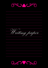 Writing paper-Vividpink-