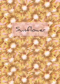 สีชมพู : ดอกทานตะวันสีน้ำ