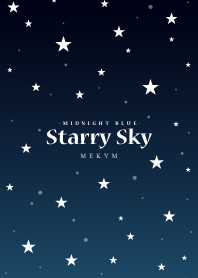 - Starry Sky Midnight Blue -