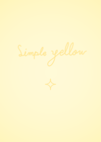 simple yellow and shine.