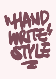 STRBROS - HANDWRITE 1.0 PINK 05