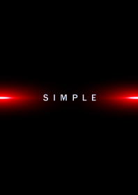 SIMPLE-RED LIGHT-BLACK 8