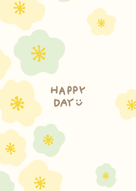Hand-drawn 2color flowers30 from Japan