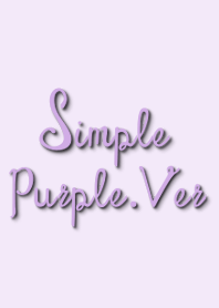 Ultimate simple theme Ver.Purple