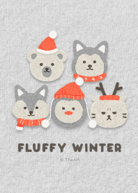 Fluffy Winter: Gray Joy