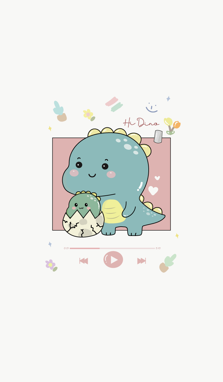 Dino Cute Minimal