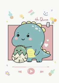 ไดโนเสาร์น่ารัก มินิมอล