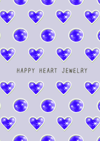 HAPPY HEART JEWELRY/DEEP PURPLE/BEIGE