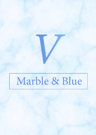 V-Marble&Blue-Initial