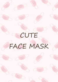 Cute face mask(Pink)