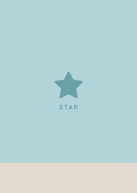 Beige Dull Blue - Simple Lucky Star