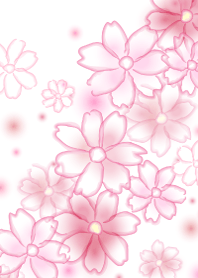 秋風薫るピンクの花