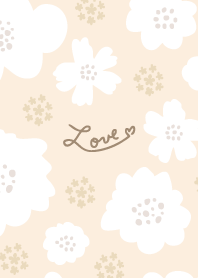 Floral ball and white flower14from Japan