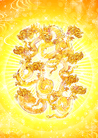 財と幸運を呼ぶ【ゴールド九龍】