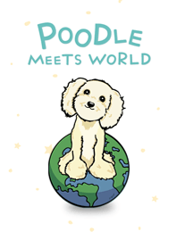 White Poodle Meets World - Pure