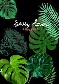 Happy Garden : Leaves Lover-black