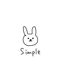 simple theme@Rabbit san