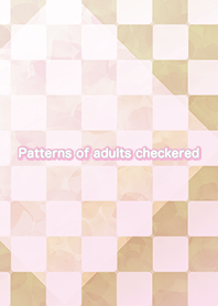 Patterns of adults checkered