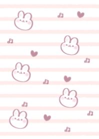 lovely rabbit & heart