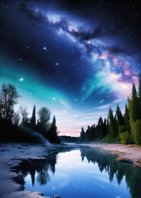 Bright Moon and Dawn 0fc364