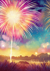 Beautiful Fireworks Theme#742