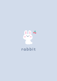 Rabbits2 Cherry - blue