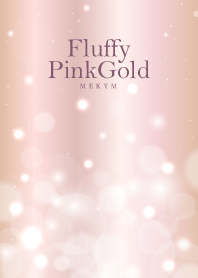 Fluffy Pink Gold HEART - MEKYM 17