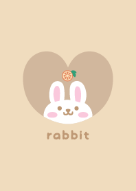 うさぎ3オレンジ[イエロー]