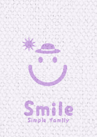 Smile sun&hat ver_Purple2