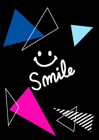 The smile - black colorful triangle7-
