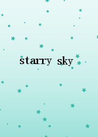starry sky (black turquoise)
