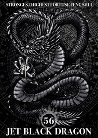 Jet black dragon Golden Lucky 56