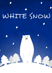 The theme "WHITE SNOW"
