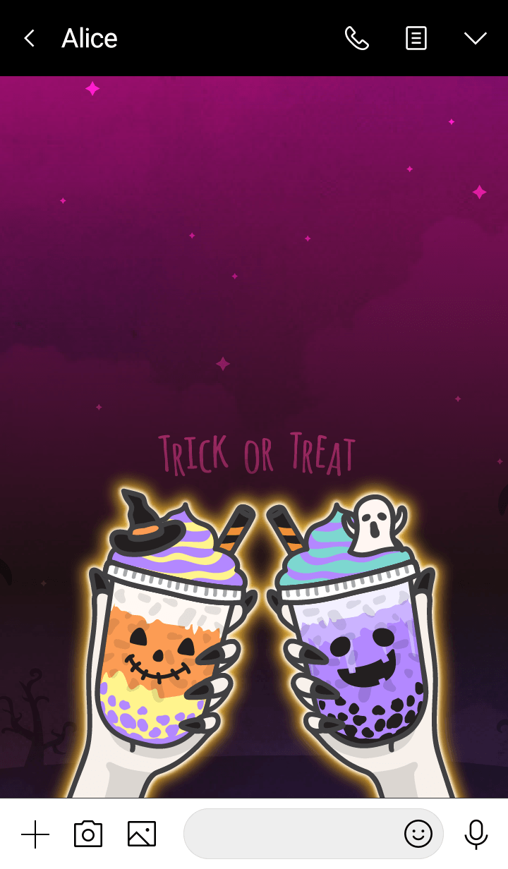 Bubble milk tea cafe 6 (Halloween)