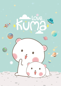 หมีคุมะ มินิ สีมิ้นต์