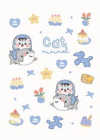 แมวฉลามเองน่ารักๆ : มินิมอล