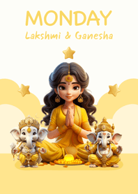 Lakshmi & Ganesha : Fortune Monday