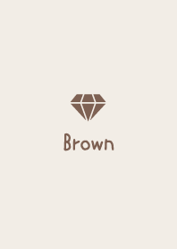 Diamond -Brown-