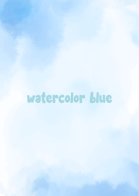 Watercolor blue 3