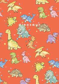 My beloved Dinosaurs03 red & yellow